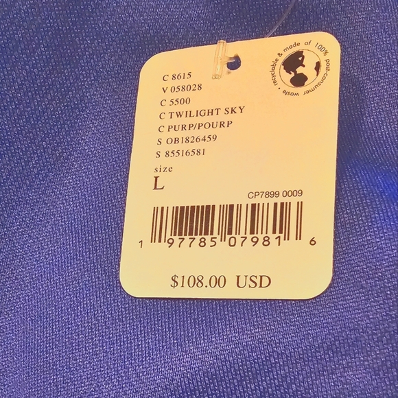 NWT FP Movement Switch Up Pullover Sweatshirt ~ Twilight Sky ~ Large ~ 27" P2P - Picture 5 of 5